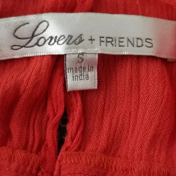 Lovers + Friends Paradise Bay Tiered Mini Dress S - Picture 6 of 7